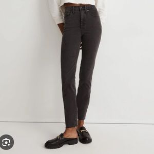 Madewell Stovepipe Jeans in Banberry Wash: Raw-Hem Edition